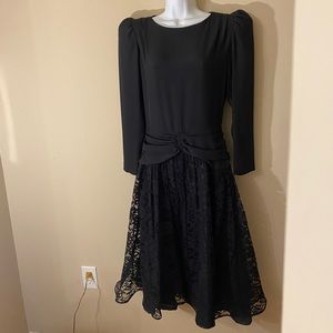 Vintage lace cocktail party formal dress